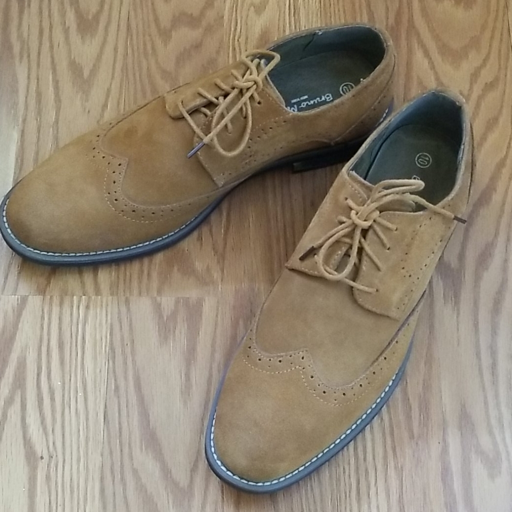 Bruno marc suede oxford shoes 10
